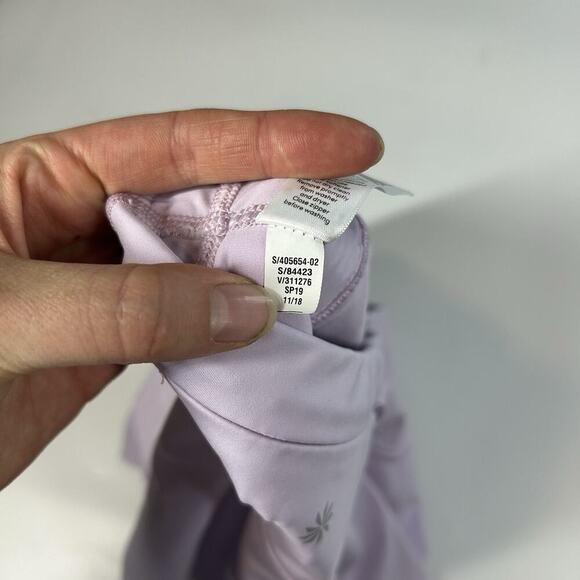 Athleta Skirt Women's Large Momentum Lavender Pull On Tennis Skort - Picture 11 of 11